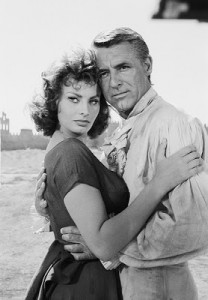 Sophia Loren y Cary Grant se conocieron durante el rodaje en Segovia