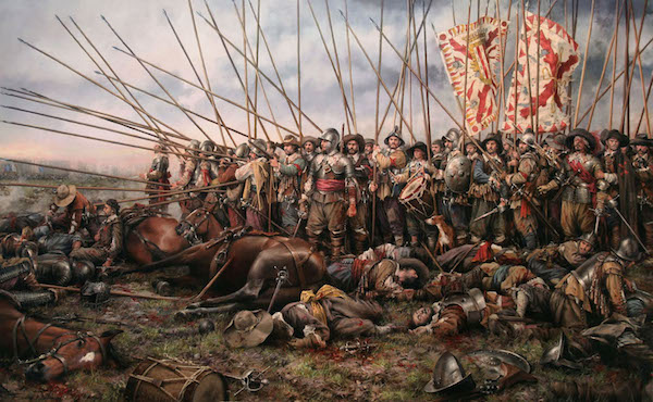 Los tercios en la batalla de Rocroi