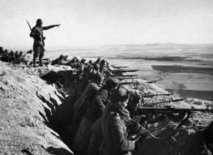 Foto del frente del Jarama en 1937.