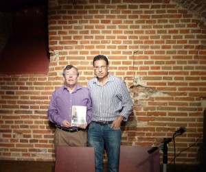 Presentación de la novela Así éramos, en la librería Fuentetaja de Madrid.