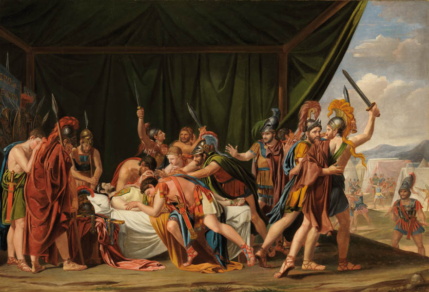 Muerte de Viriato, obra de José de Madrazo