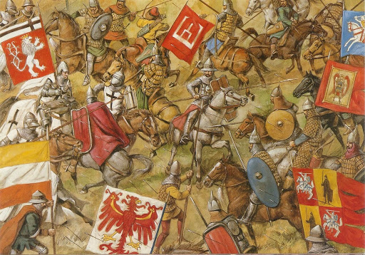 Tanneberg 1410 Lituanos y tártaros chocan con el ala izquierda teutónica - Richard Hook